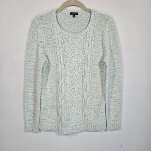 Talbots Cable Knit Women's Crew Neck Sweater. Size Small.